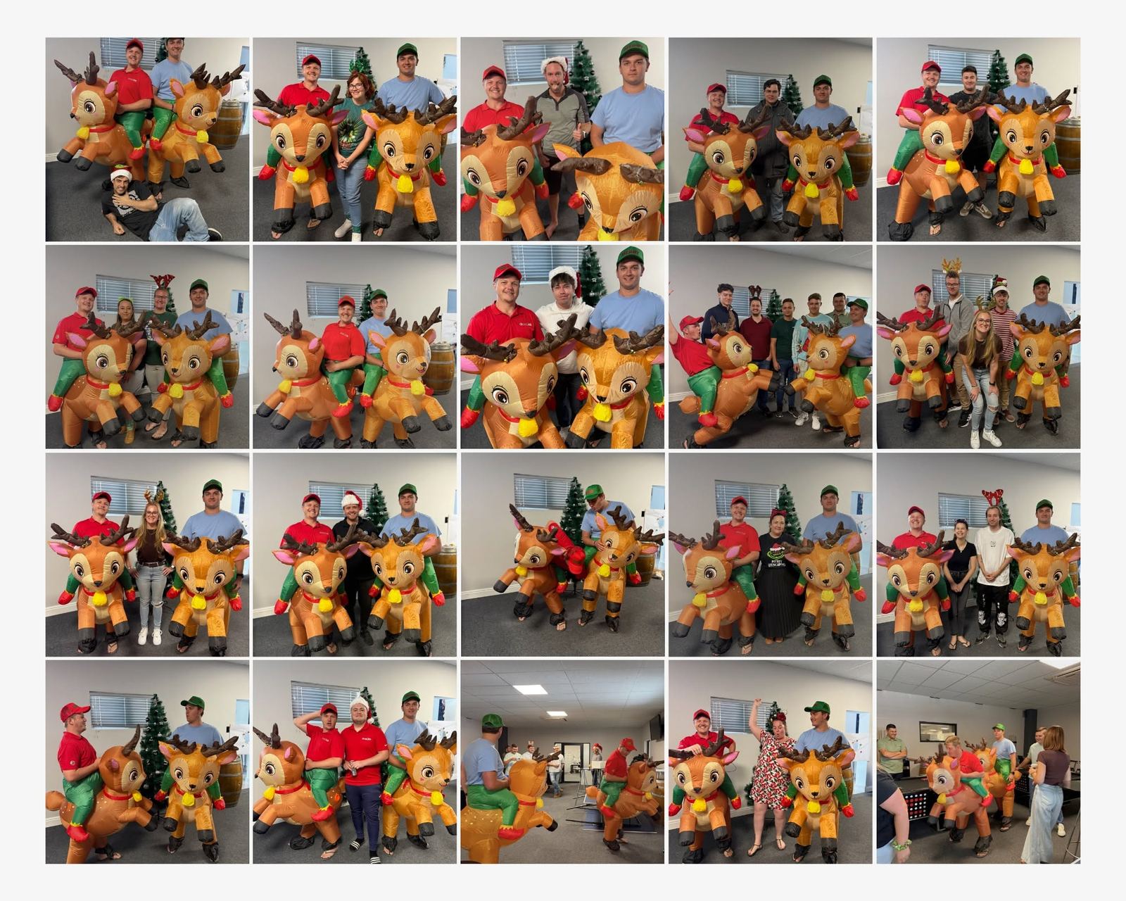 Christmas photo booth