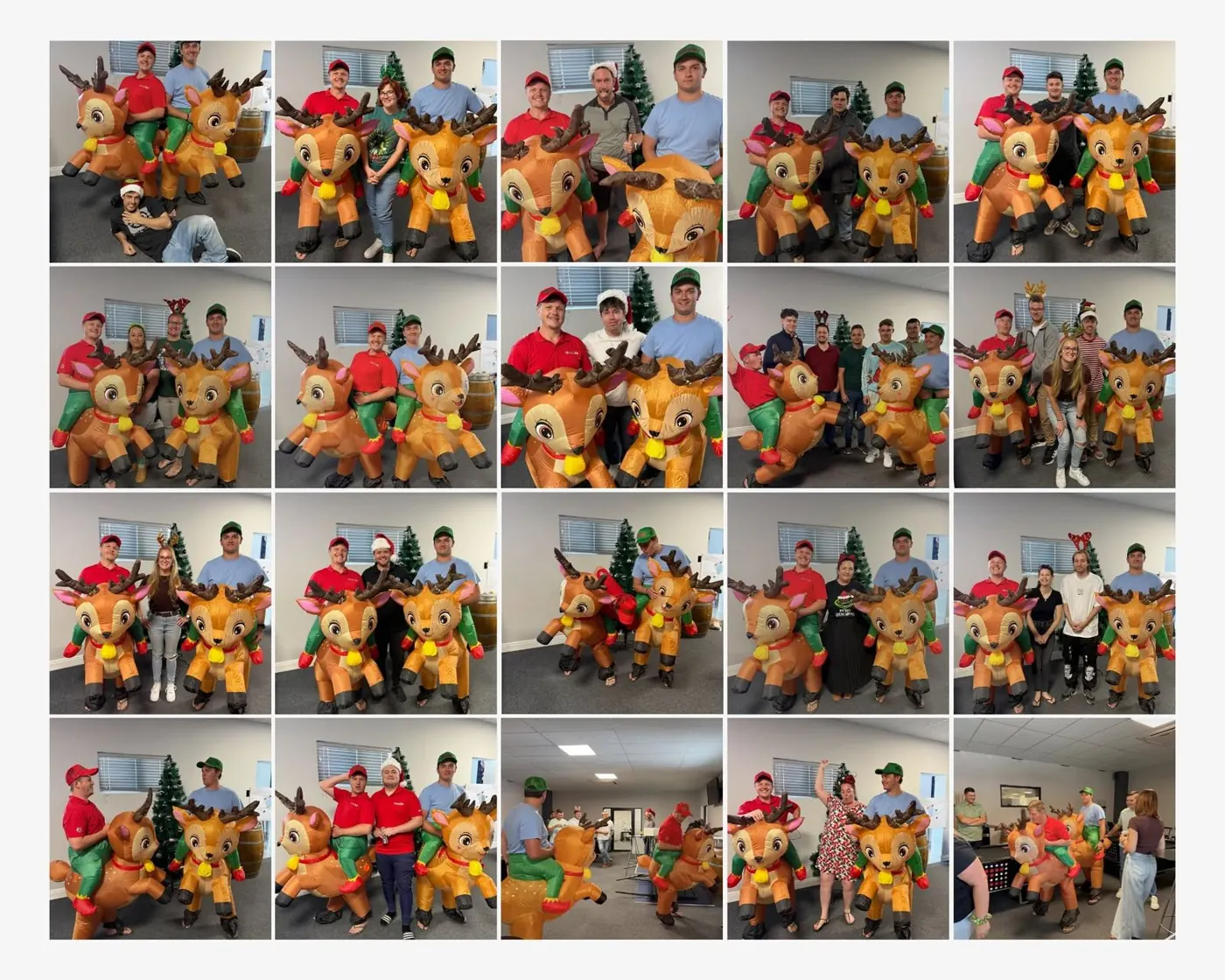 Christmas photo booth