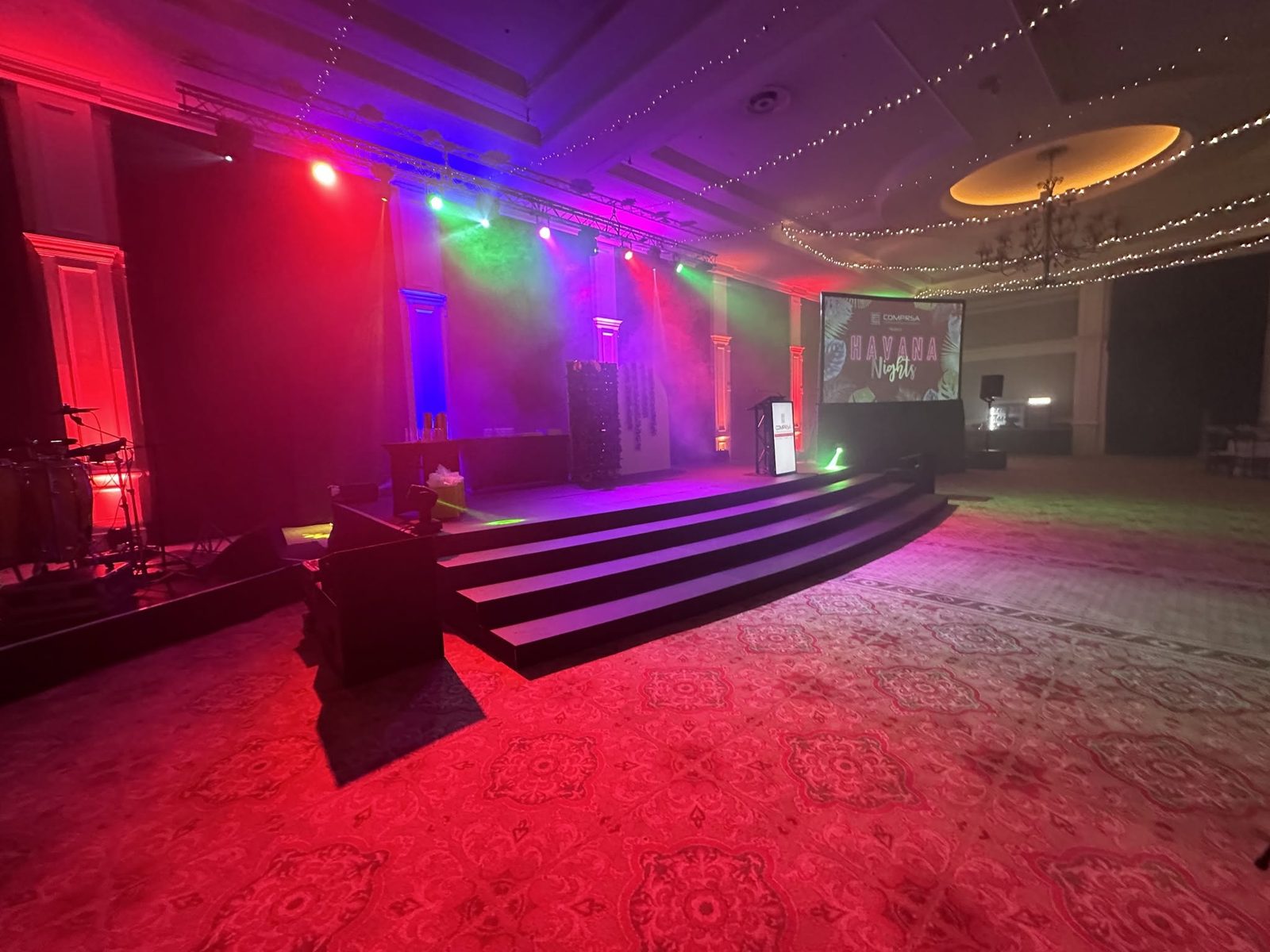 Havana Nights stage