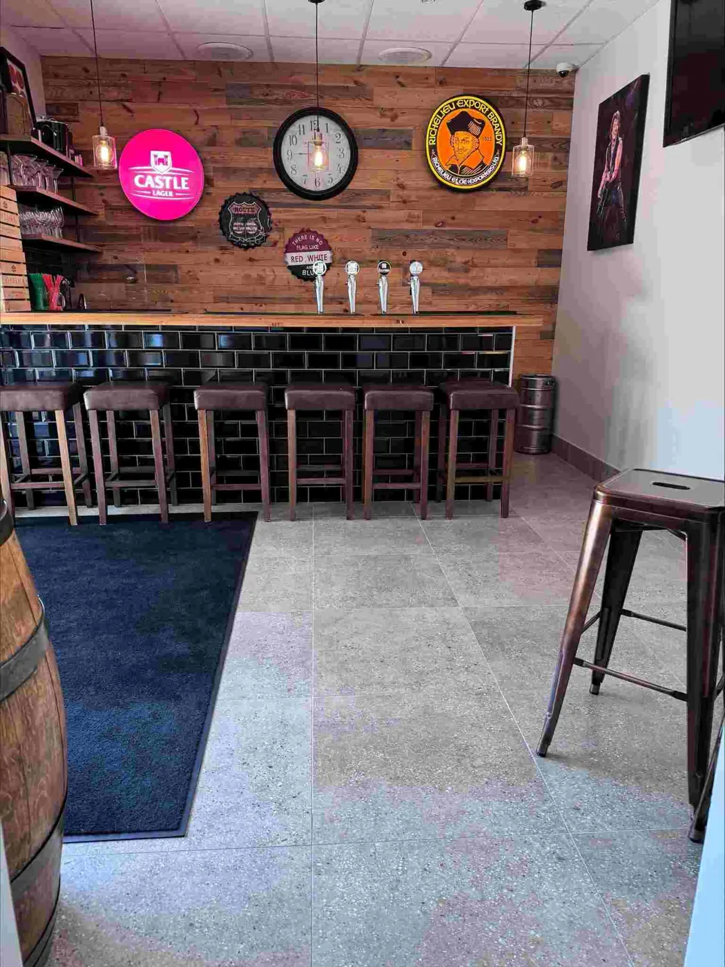 Office bar area