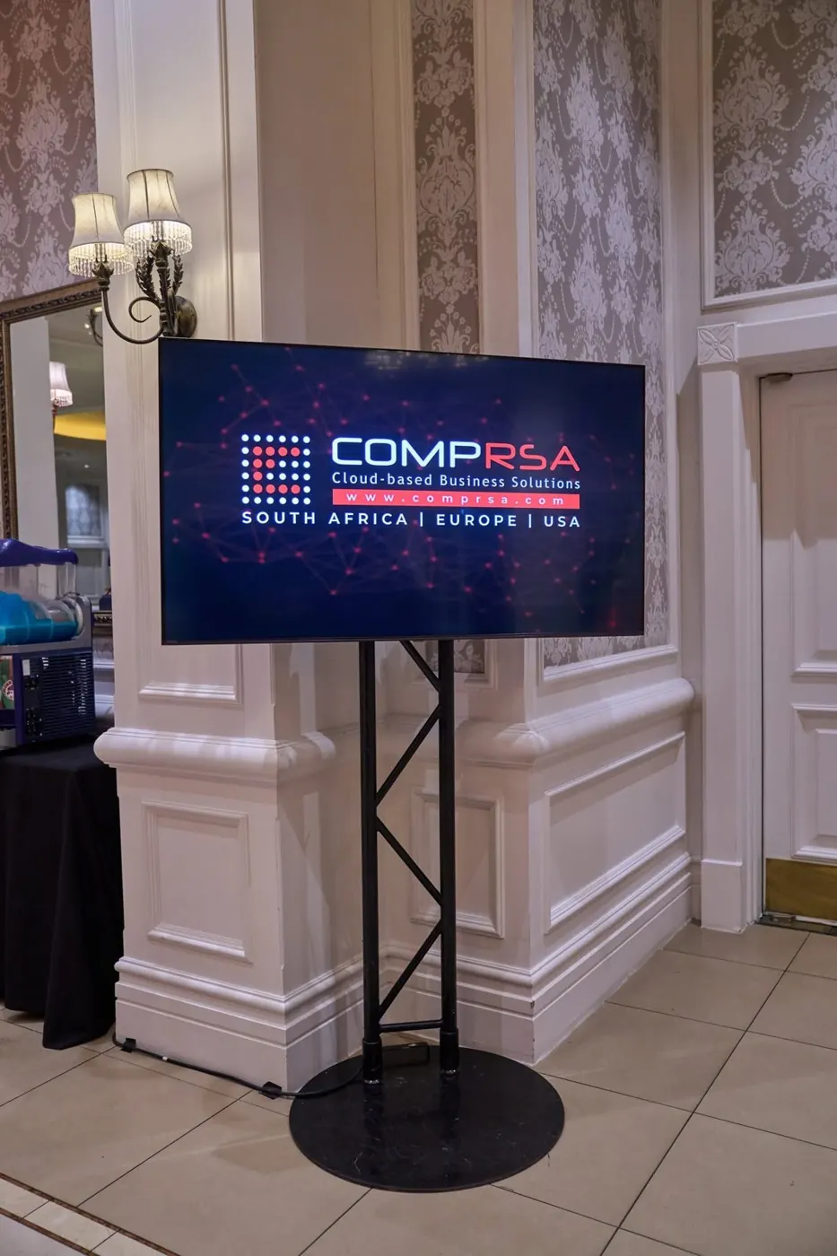 Welcome screen at the year-end